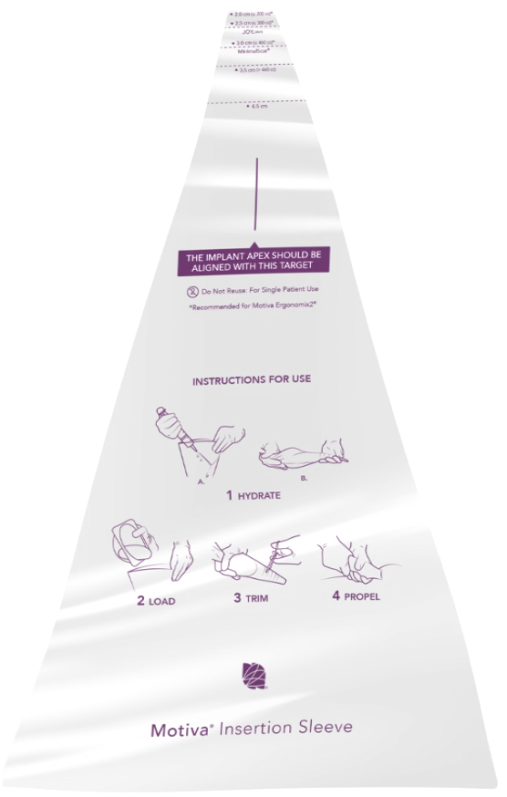 Produktabbildung der Motiva Insertion Sleeve